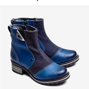 Kassia Leather & Burel Wool Boot